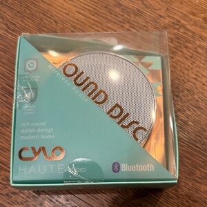 Cylo Haute Audio Portable Bluetooth Speaker - Teal and Gold